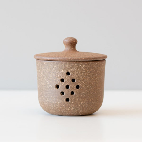 Ceramic Garlic Keeper - Garlic Jar