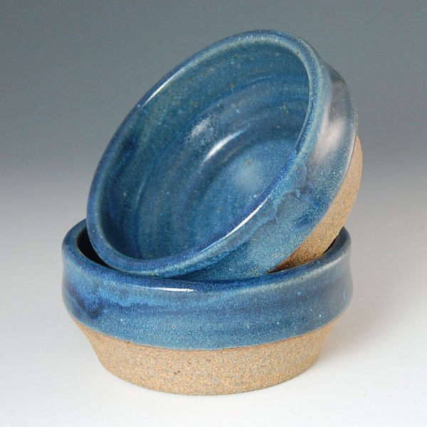 Pair of Ramekins - Ceramic Bowls - Blue Bowl - Pair of Bowls - Candy Dish