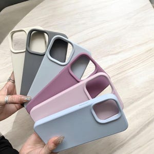 Sleek Silicone iPhone Case – Soft, Protective Cover for All iPhone Models | Minimalist & Durable Phone Case, No Logo