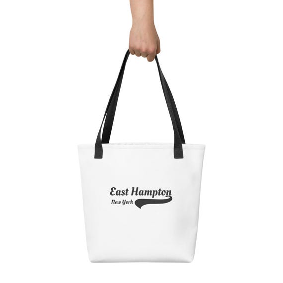 East Hampton NY Beach Tote Bag, Wedding Guest Bag, Bachelorette