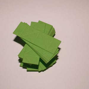 500 pezzi di origami modulare 3D pre-tagliati e pre-impuntati per il tuo origami modulare, dimensione 1/32