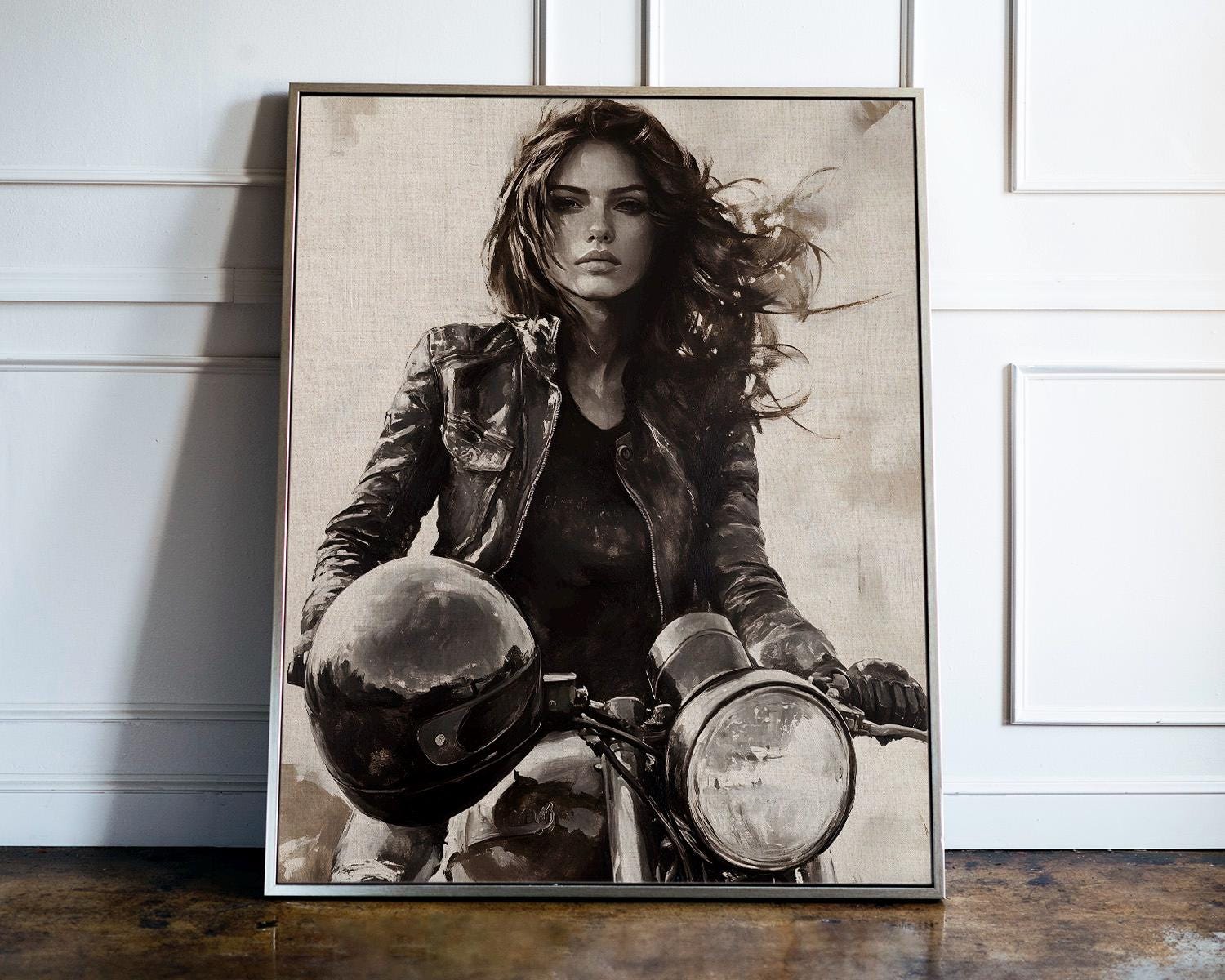 Bike girl poster Italia
