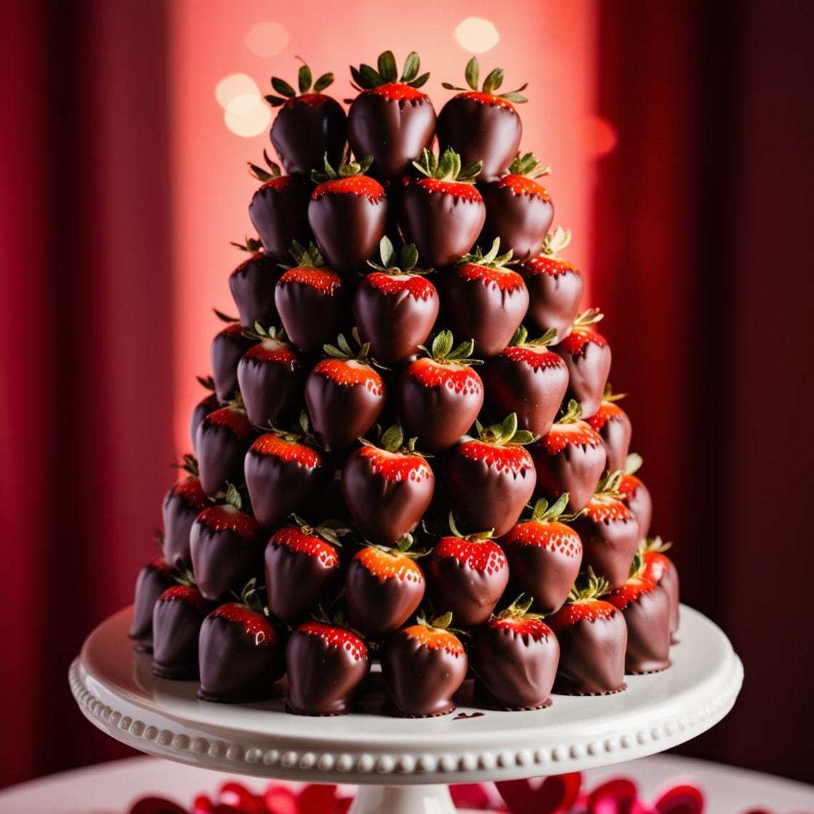 How To Make A Chocolate Strawberry Tower Chocolate Strawberry Tower for Valentine’s Day | PDF File | Recipe
