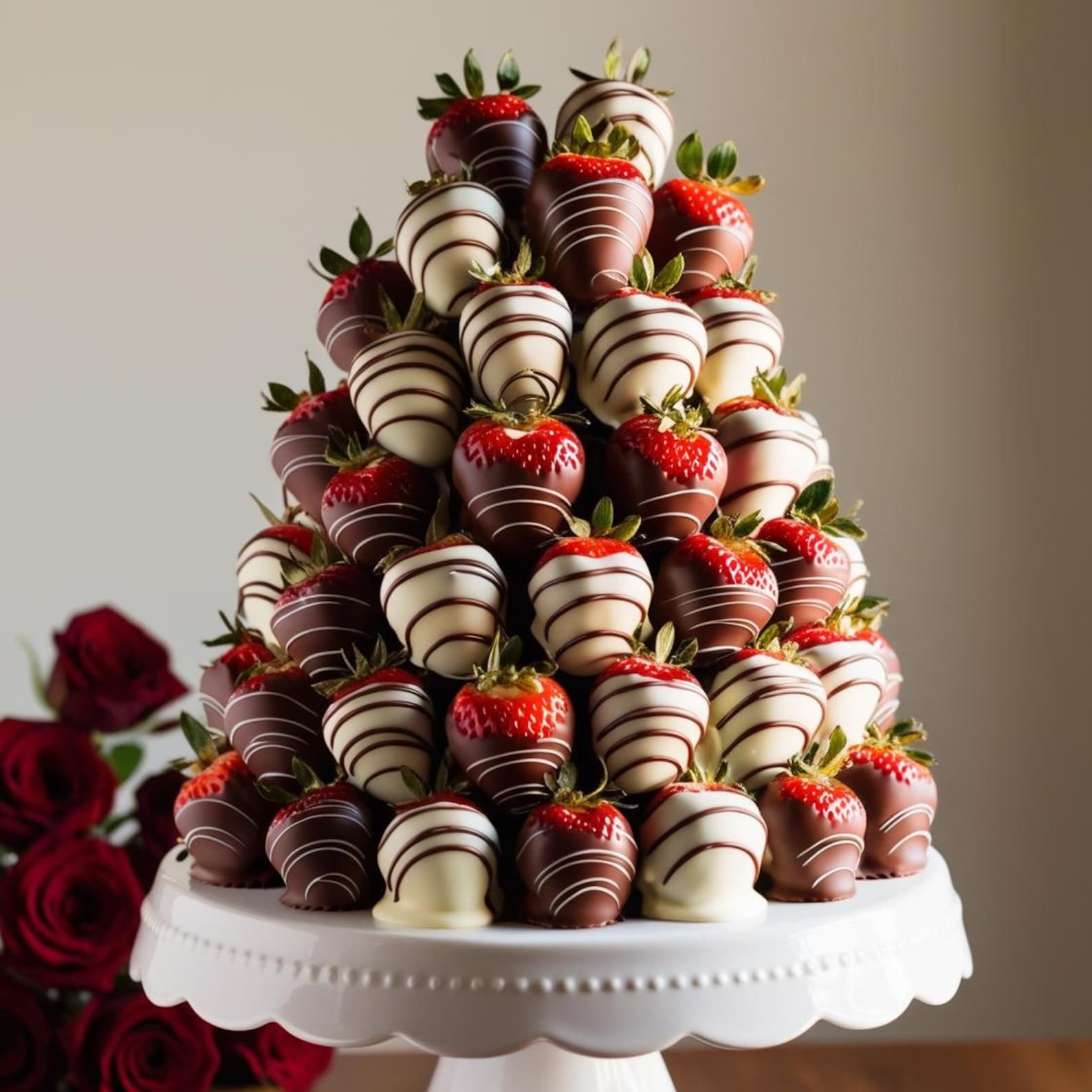 How To Make A Chocolate Strawberry Tower Chocolate Strawberry Tower for Valentine’s Day | PDF File | Recipe