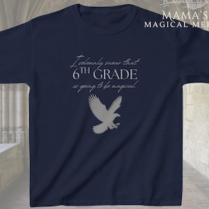 Magical School Shirt, Back to School Shirts, Wizard School, Wizard House Apparel, Kids School Shirts, High School Shirts, College Apparel
