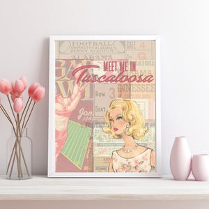 University of Alabama Print Digital Download