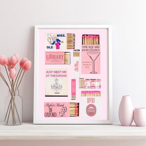 Ole Miss Matchbox Print