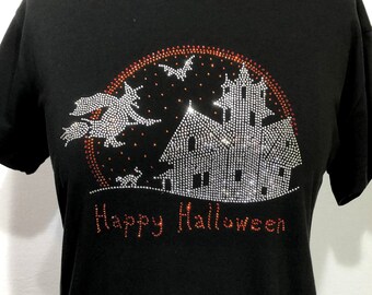 rhinestone plus size tops