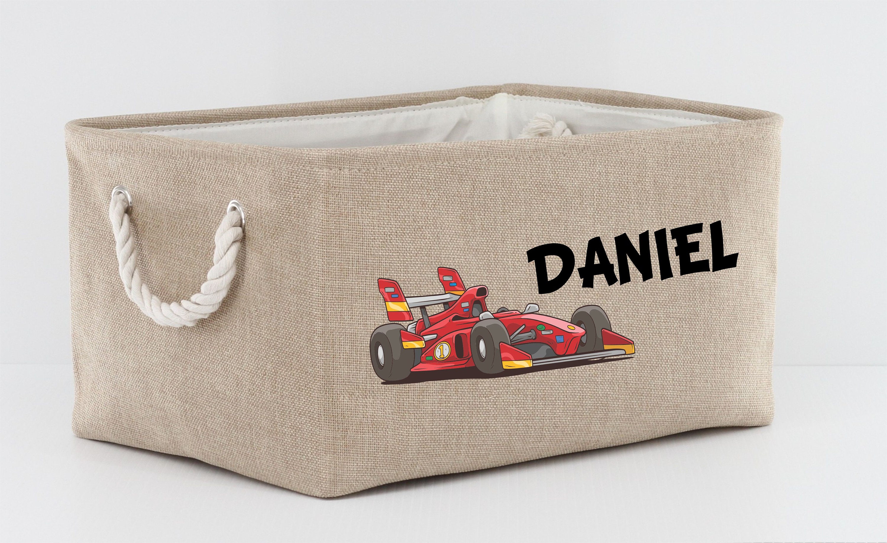 Personalized Child Toy And Accessories Storage Basket Child Etsy