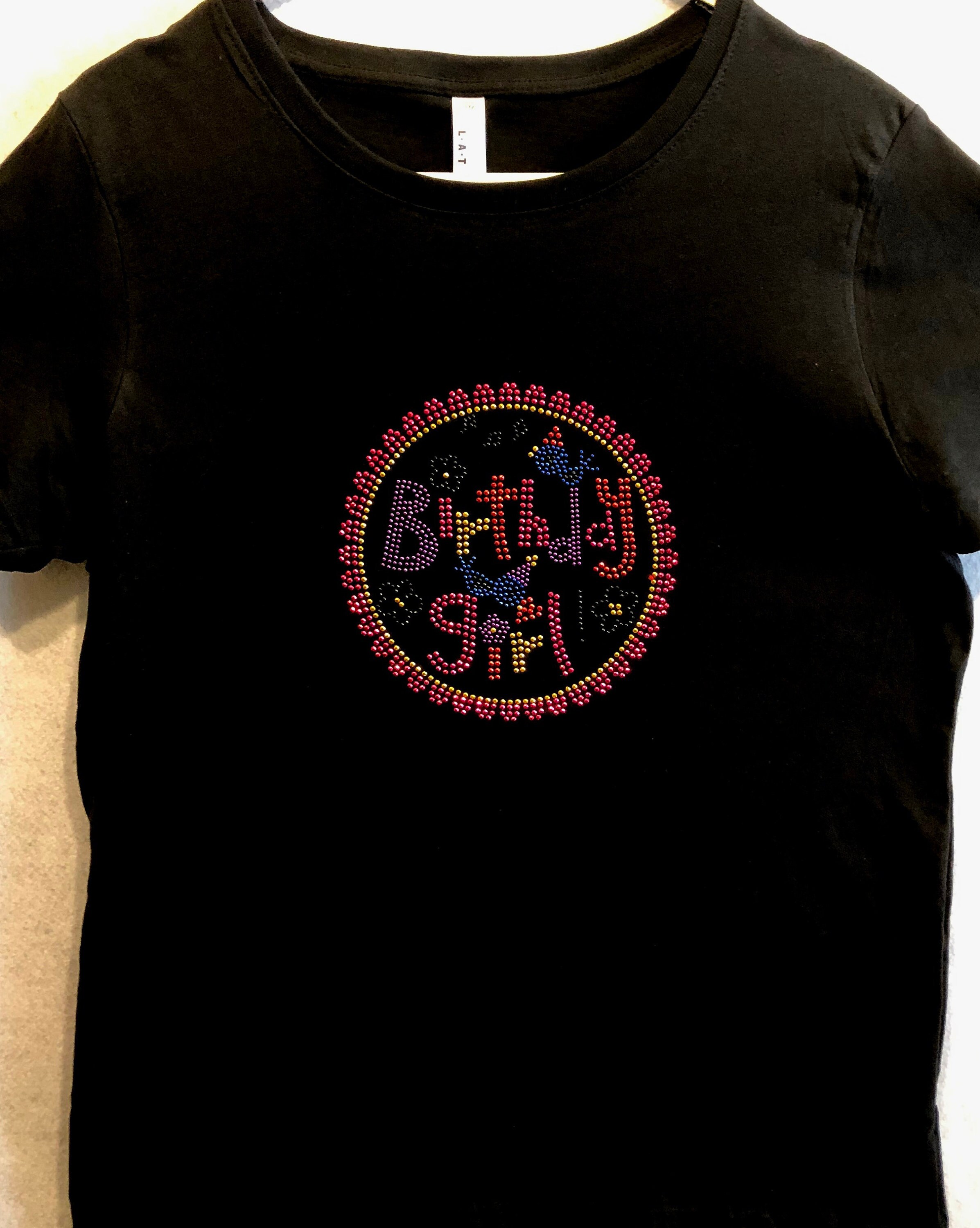 Birthday Rhinestone Shirt Birthday Girl Shirt Premium Cotton | Etsy