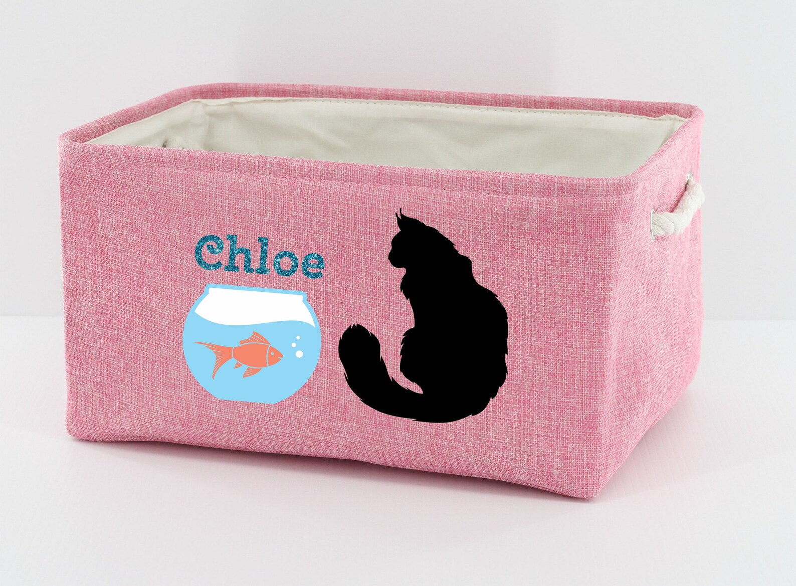small cat toy basket