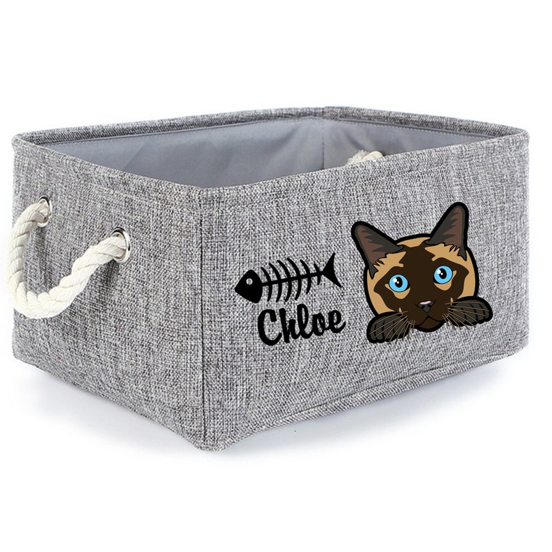 small cat toy basket
