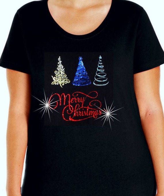 women's plus size bling shirts