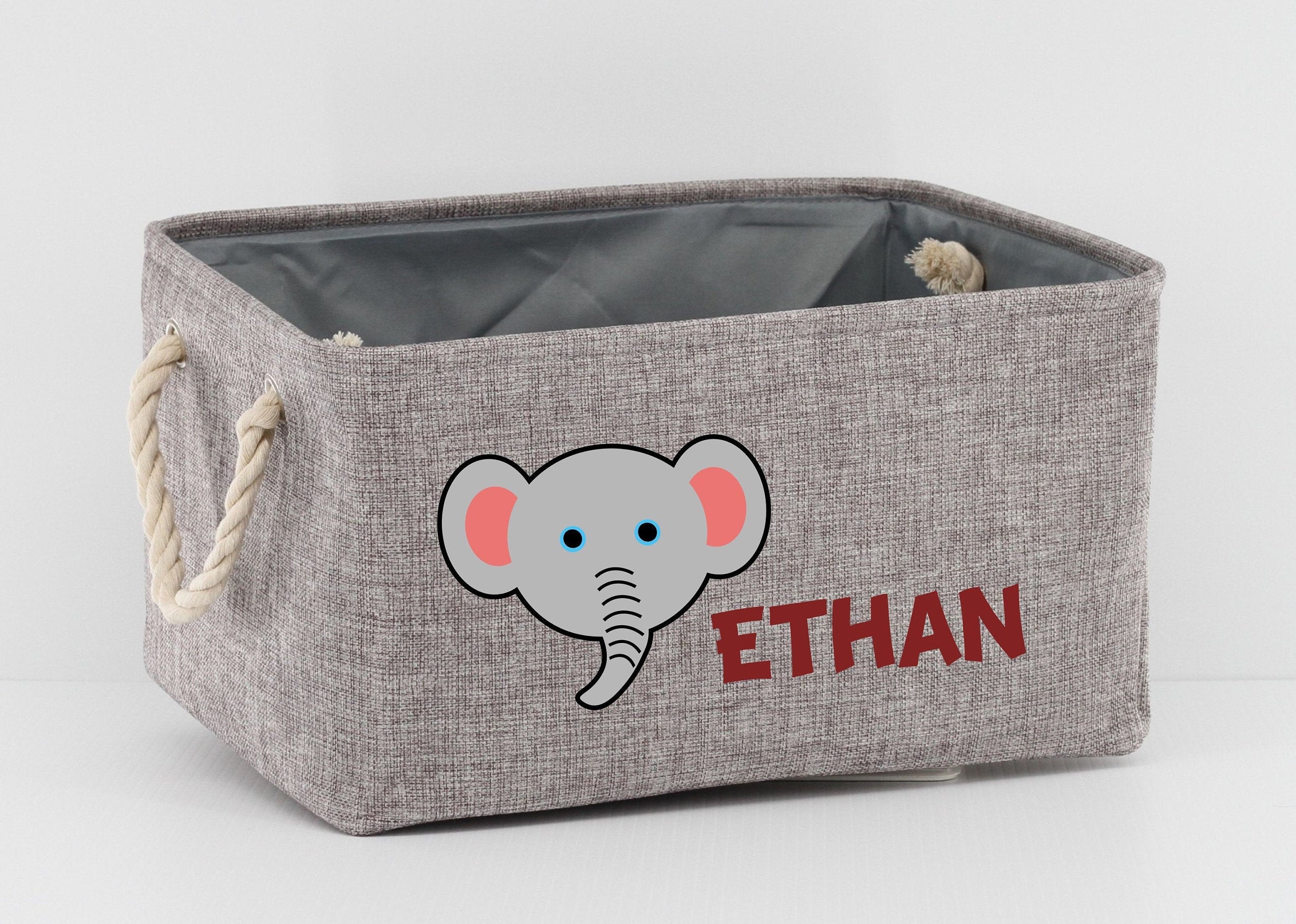 Personalized Child Toy And Accessories Storage Basket Child Etsy