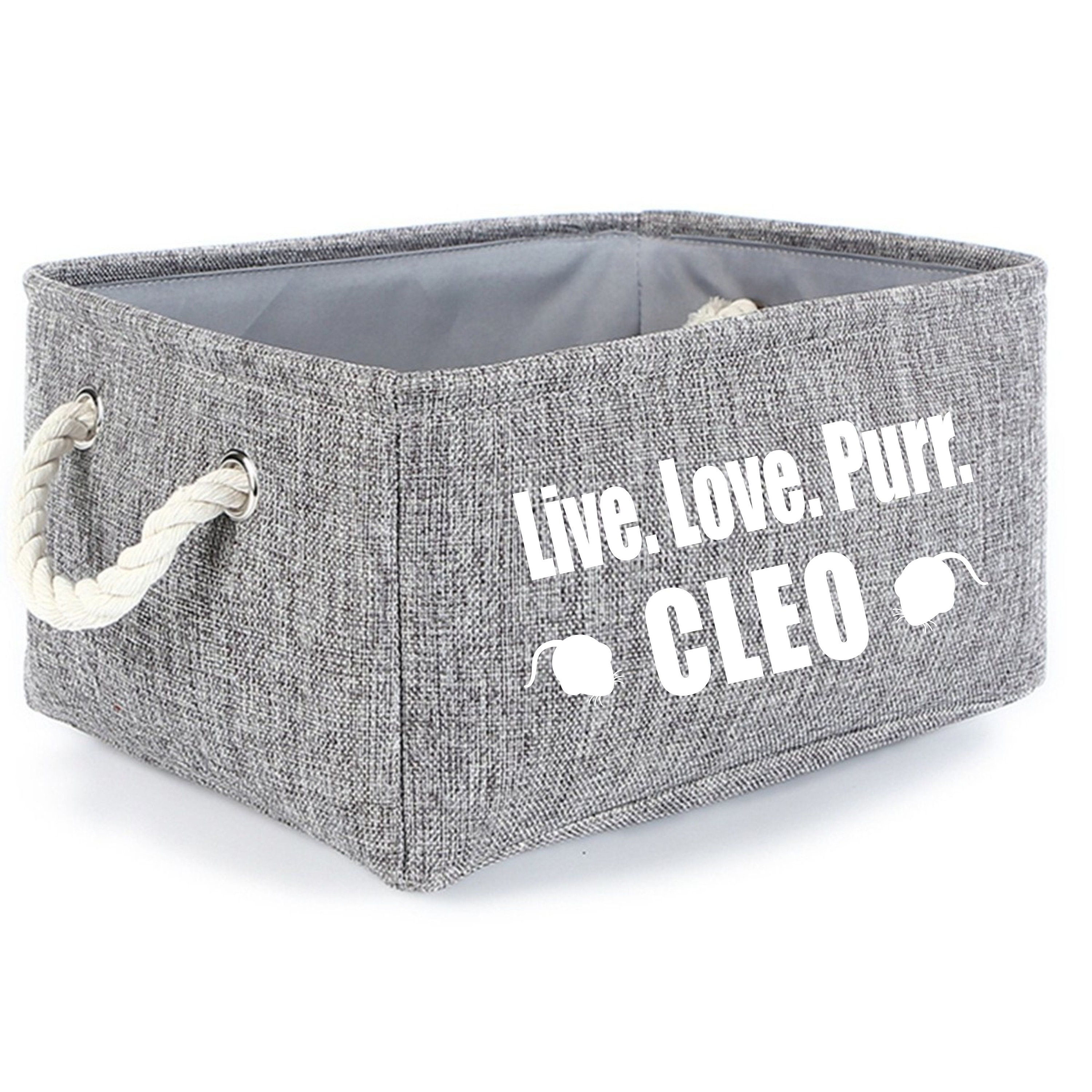 small cat toy basket