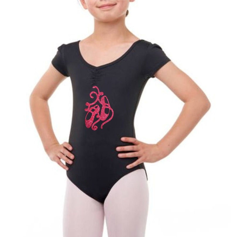 Dance Leotard Glitter Ballet Slippers Little Girls Danskin Etsy