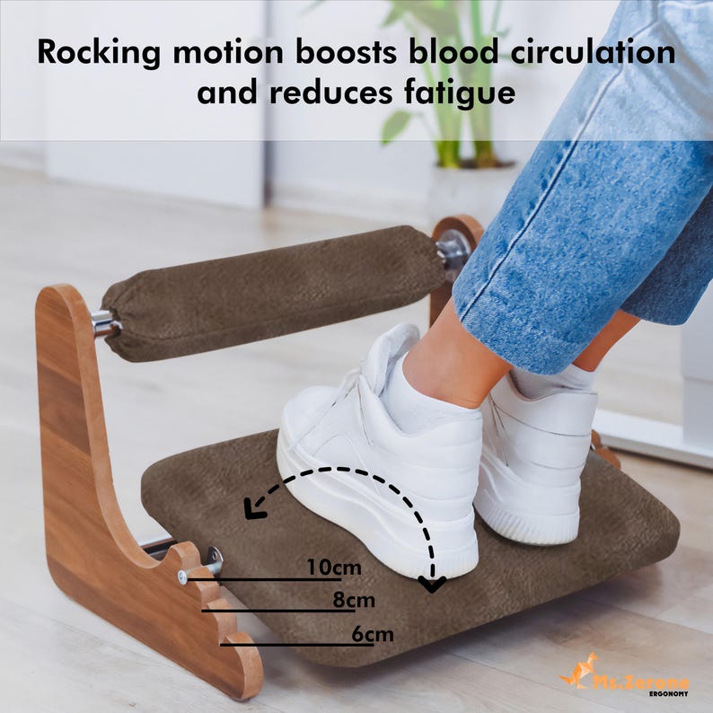 ergonomic footrest
soft microfibre
footrest suede finish
ankle cushion wooden
footrest adjustable
footrest under desk
footrest rocking
footrest office
foot support for posture