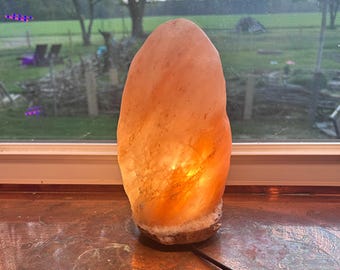 Vintage Himalayan Salt Lamp with Dimmer Switch (Large)