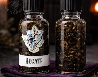 ヘカテオイル（1オンス）保護、直感、交差点のオイル、魔術、儀式、シャドウワーク儀式、召喚オイル