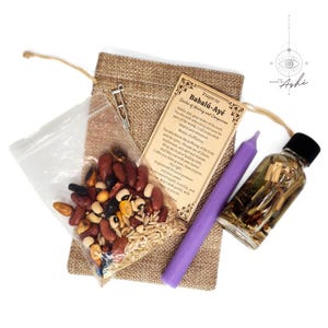 Babalu Aye Reisealtar Opferset - Santeria Ifa Orisha Voodoo Babaluaye San Lazaro Heilung