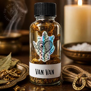 Van Van Oil (1 oz) Clear obstacles, Break Jinxes, Reverse Bad Luck