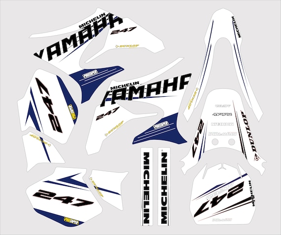 Graphic Kit Yamaha DT 50 Suitable for 2003 and Newer Models - Main Image
