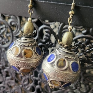 Tribal earrings, Morocco african earrings, stunning earrings, oriental earrings, gift for her, earrings for women, handmade earrings