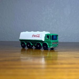 Coca-cola custom painted vintage Matchbox Lesney die cast truck 1:64 scale