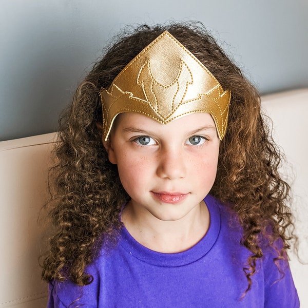 Superhero Crown. Costume Accessories. Dressup Crown. Pretend Play. Princess Crown. Crown for kids. Party Favor Crown for costume. Mera Crown