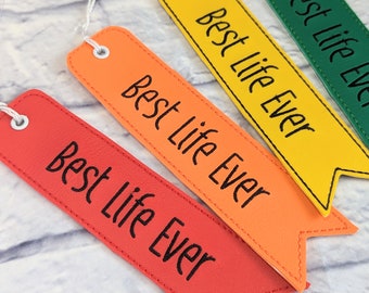 Best Life Ever bookmark. JW Bookmark. Best Life Bookmark. Colorful Bookmark. Simple Bookmark. Best Life Ever Planner Item. JW Gift.