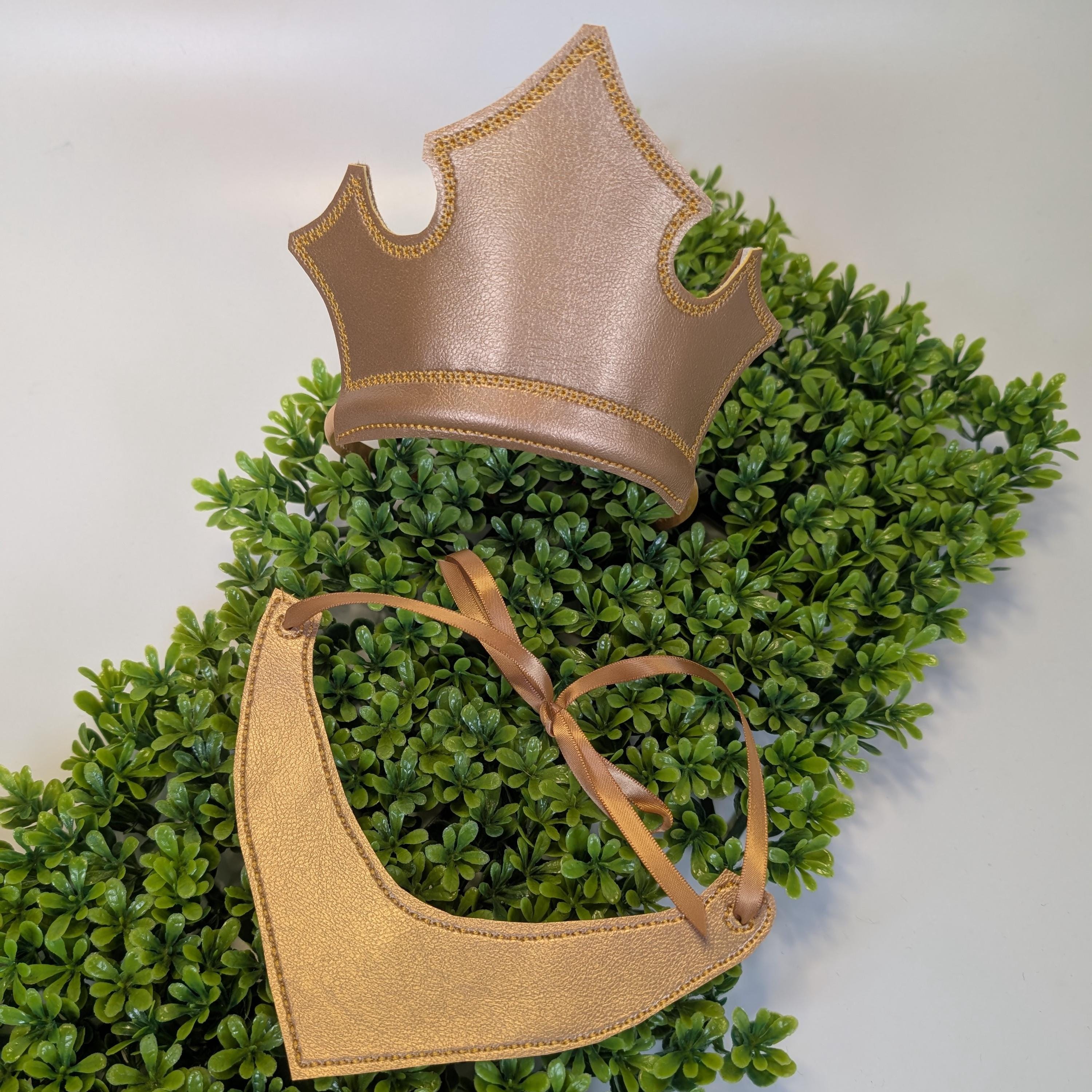 Sleeping Princess Crown. Gold Crown. Simple Crown Costume Accessories. Pretend Play. Costume Crown. Girls Dress Up. Aurora