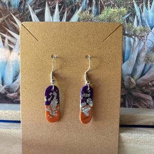 Dainty Handmade Polymer Clay Dangle Earrings – Lightweight Statement Jewelry