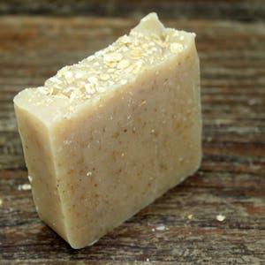 Oatmeal, Milk & Honey Handcrafted Goat Milk Soap, Ground Oatmeal Soap, Exfoliating Soap , Bar Soap, Cold Process Soap, Self Care image 5