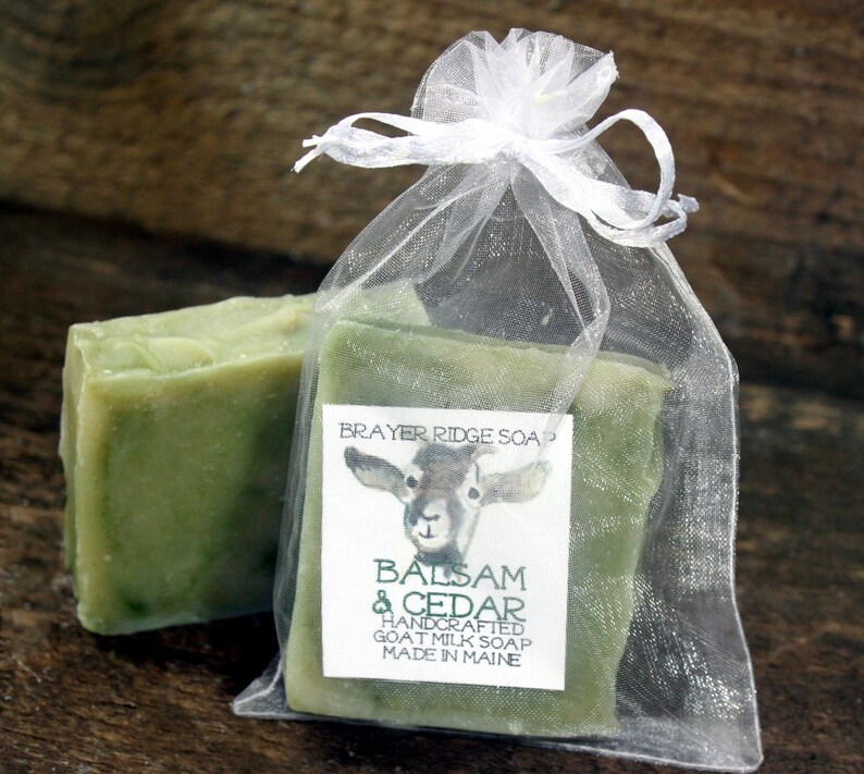 Balsam & Cedar Scented Handcrafted Goat Milk Soap Cold Etsy