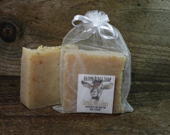 Oatmeal, Milk & Honey Handcrafted Goat Milk Soap, Ground Oatmeal Soap, Exfoliating Soap , Bar Soap, Cold Process Soap, Self Care, Zero Waste