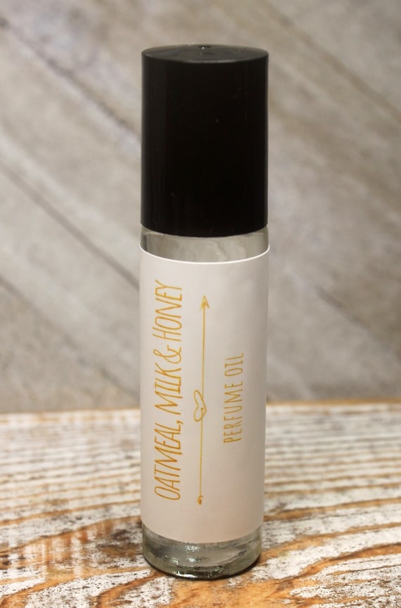 Oatmeal Milk & Honey Scented Roll On Perfume,Body Perfume, Vegan Perfume,Personal Perfume, Alcohol Free Romantic Perfume 10ml, .33oz