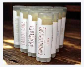 Choose 4 Flavored Lip Balms, Handcrafted Mix and Match Lip Care