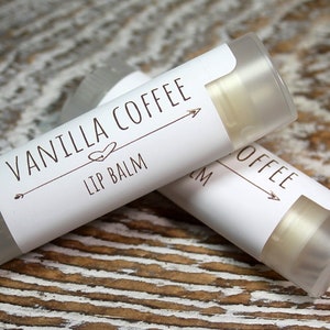 Vanilla Coffee  Handcrafted Lip Balm, Flavored Lip Care, Natural Lip Balm, Lip Butter, Handmade Lip Care, Maine Made