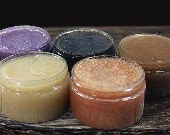 6oz Handcrafted Sugar or Salt Scrub, Choose Your Scent, Exfoliating Body Polish