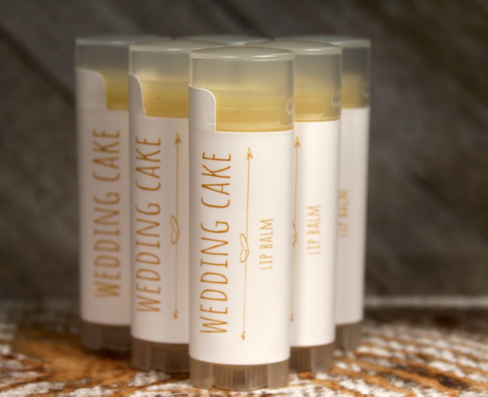 50 Tubes Wedding Cake Flavored Lip Balms Made in Maine Etsy