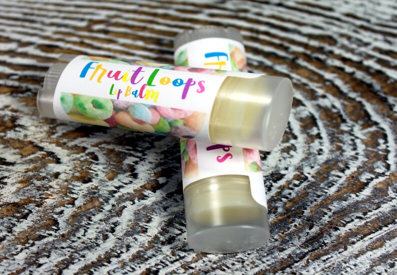 Fruit Loop Flavored Handcrafted Lip Balm Cereal Flavored Etsy