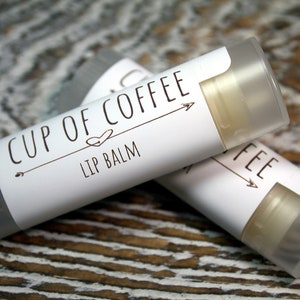 Cup of Coffee Handcrafted Lip Balm, Flavored Lip Care, Natural Lip Balm, Coffee Lip Butter, Handmade Lip Care, Maine Made, Coffee Lover Balm