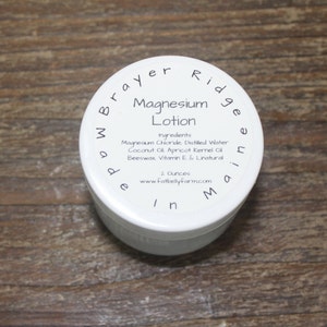 Magnesium Lotion, Handcrafted Magnesium Lotion, Bed Time  Lotion, Bedtime Self Care, Magnesium Cream