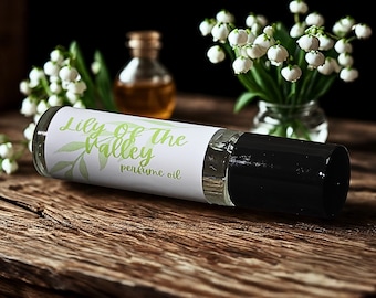 Parfum en rouleau parfumé Lily Of The Valley, parfum artisanal sans alcool 10 ml, 33 oz