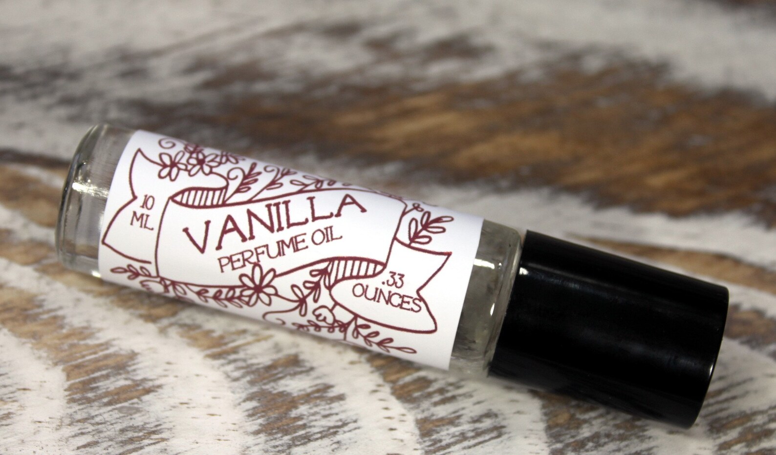 Vanilla Scented Roll On Perfume Vanilla Body Perfume Vegan Etsy