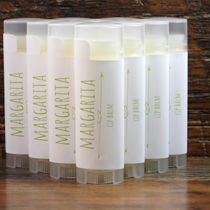 50 Tubes Handcrafted Margarita Flavored Lip Balm, Bachelorette Party Favor, Wedding Favors, Bridal Shower Favors, Shipping Included