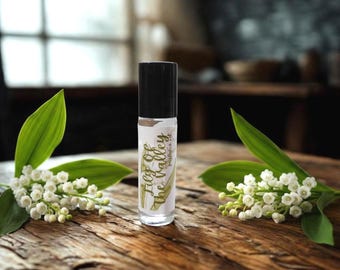 Lily Of The Valley Scented Roll On Perfume, Alcohol Free Handcrafted Perfume 10ml,.33 oz