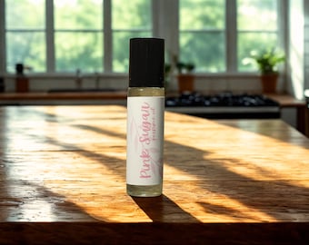 Pink Sugar Scented Perfume Oil Roll On, Vegan Handcrafted Perfume