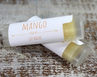 Mango Lip Balm, Made In Maine , Handmade  Mango Flavored Lip Balm. Made in Maine Lip Care, Mango Lip Butter, Self Care,