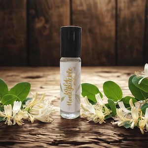 Wild Honeysuckle Scented Roll On Perfume Oil , Vegan Perfume, Honeysuckle Perfume, Alcohol Free  Handcrafted Perfume, 10ml,33oz